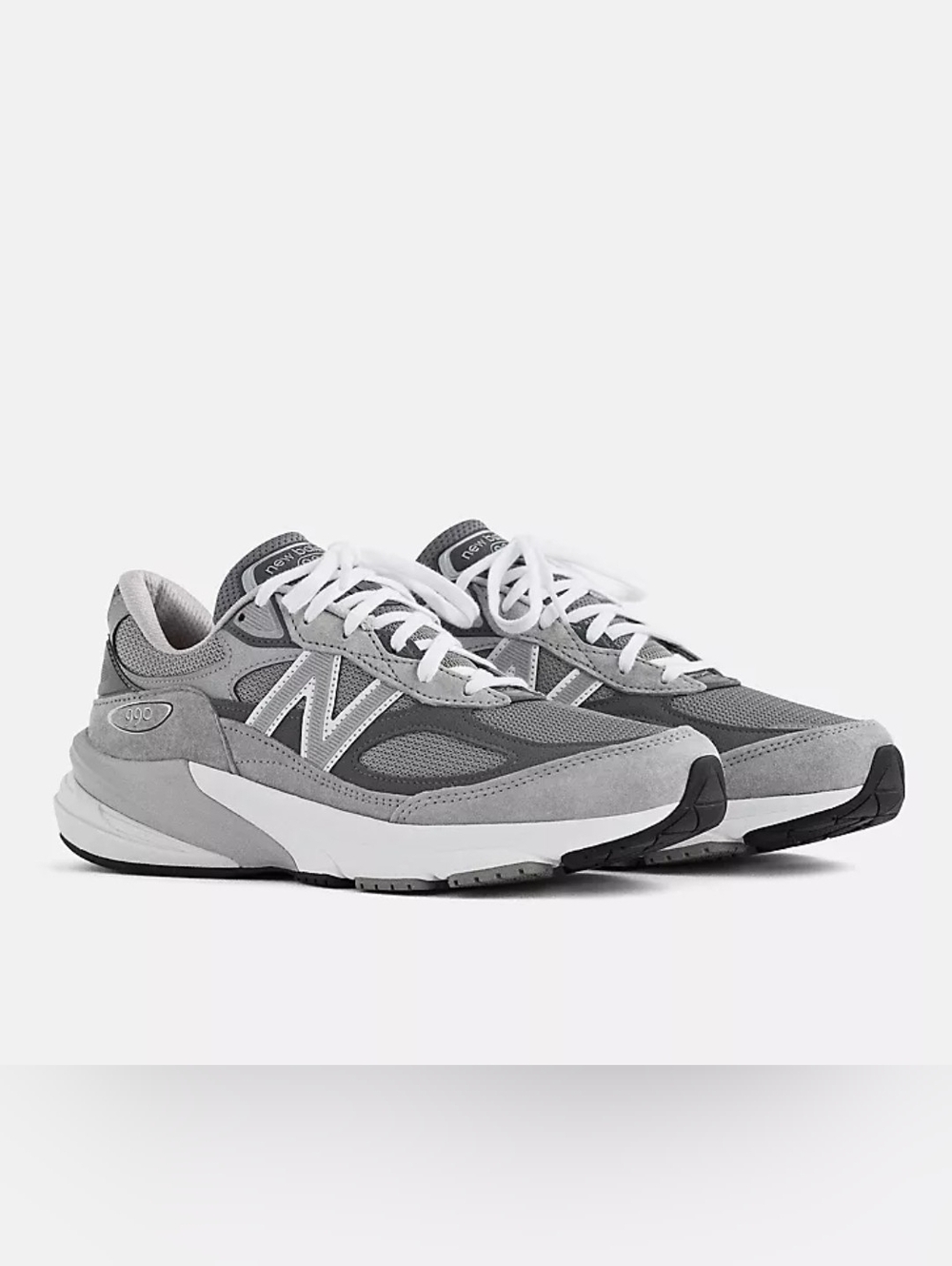 New Balance 990v6 GC990GL6 Suede Mesh Gray Comfort Sneaker